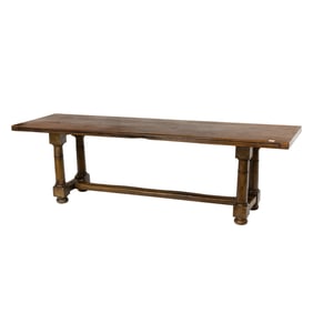 A Continental refectory table first half 19th century