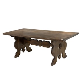 An Italian trestle table first half 18th century