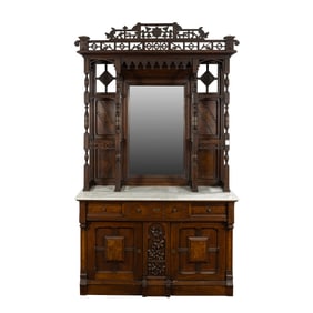 An American Victorian mirrored etagere Grand Rapids circa 1880