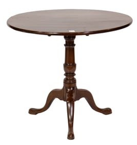 A Chippendale tilt top tea table circa 1770