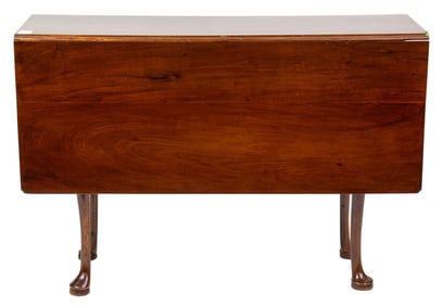 A Chippendale style drop leaf table 19th/early 20th century