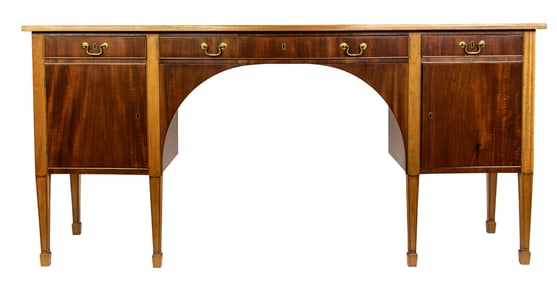A Danish Modern Frits Henningsen mahogany sideboard in the Sheraton taste