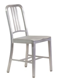An Ameco aluminum side chair