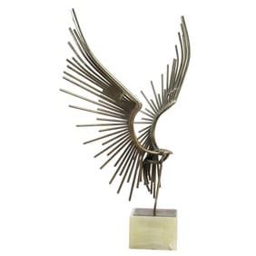 A Curtis Jere Artisan House metal eagle