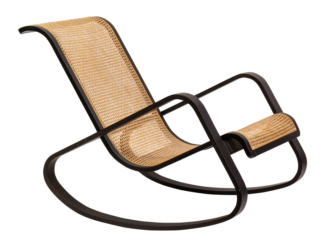 A Dondolo cane rocking chair: A Dondolo cane rocking chair, 29.5"h x 26.5"w x 41"d