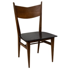 A Modern teak side chair in the manner of Paul McCobb