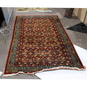 A Turkish carpet, 4' x 6'10"