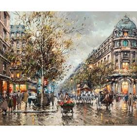 Painting, Antoine Blanchard