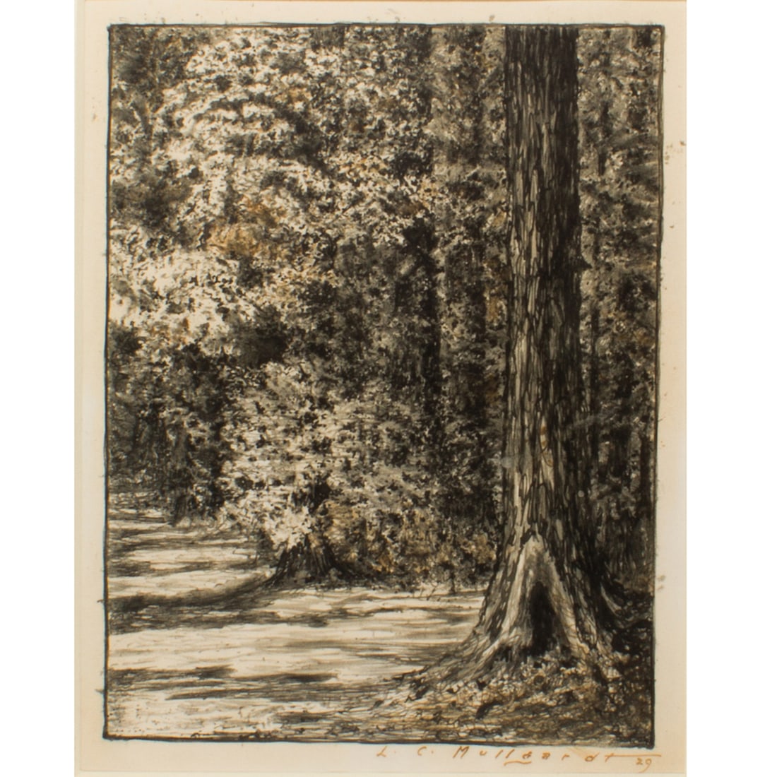 Work on paper, Louis Christian Mullgardt (1 of 4)