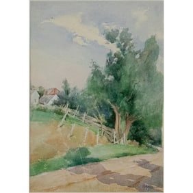 Watercolor, Anna Althea Hills