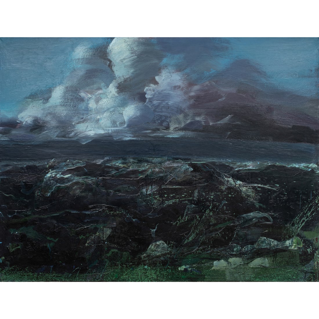 Painting, Walter Snelgrove: Walter Snelgrove (American, 1924-1995), "Orcutt," 1963, oil on canvas, signed, titled, and dated on stretcher bar verso, gallery label (Gump's, San Francisco, CA) affixed verso, canvas: 59"h x 77"w, o