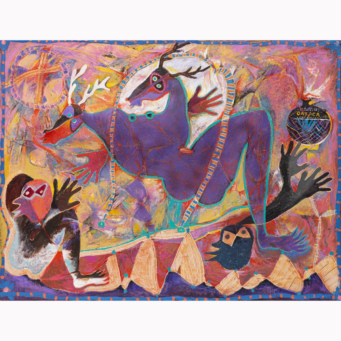 Painting, Alejandro Santiago (1 of 3)