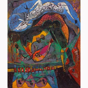Painting, Alejandro Santiago