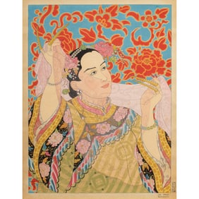 Print, Paul Jacoulet