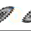 A sapphire, diamond and platinum ring