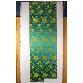 (lot of 3) Chinese brocade panels