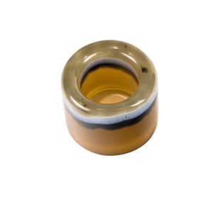 A Chinese banded agate archer's ring