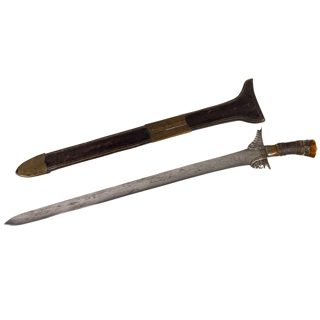 A Moro kris: A Moro kris. 28.5" across.