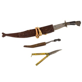 (lot of 3) Filipino knives and sword