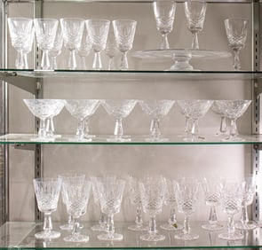 A suite of Waterford stemware in the Kenmare pattern