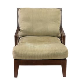 A contemporary lounge chair