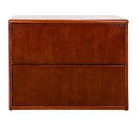 A contemporary file cabinet