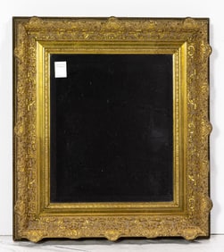 A Chippendale style parcel gilt mirror