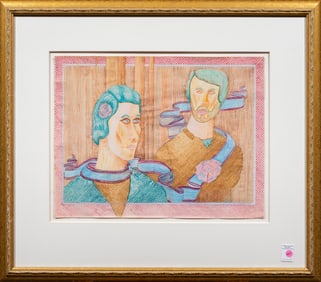 Work on paper, American School (20th century)