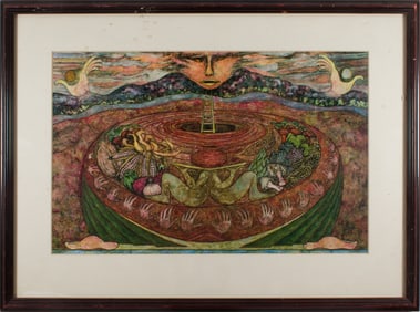 Print, American School (20th century)