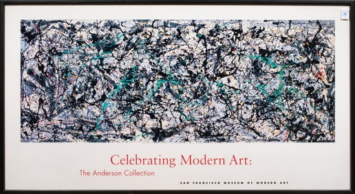 Poster, After Jackson Pollock