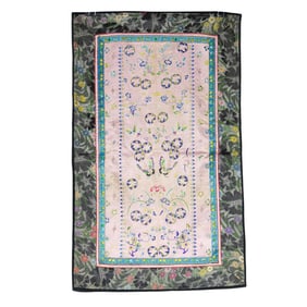 (lot of 2) Chinese embroidered panels