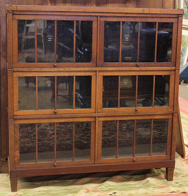 Macy double barrister bookcase