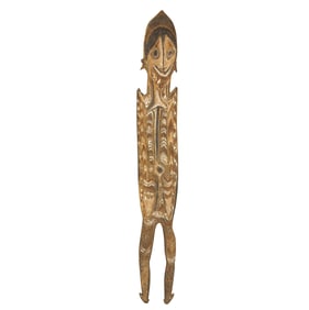 A Papua New Guinea wood figure
