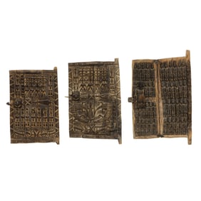 (lot of 3) Mali Dogon granary doors