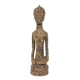 An Afrcian wood figure