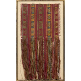 A Peruvian woven bag