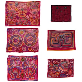 (lot of 6) Guna molas