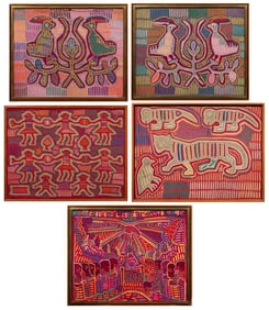 (lot of 5) Guna molas