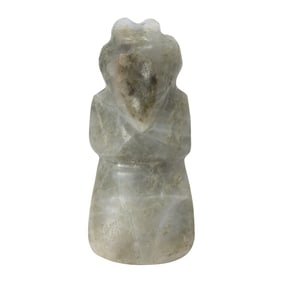 A Pre-Columbian grey jade pendant