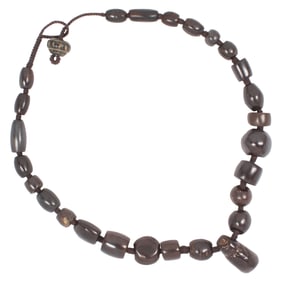 An strand of ancient hematite beads from Afghanistan