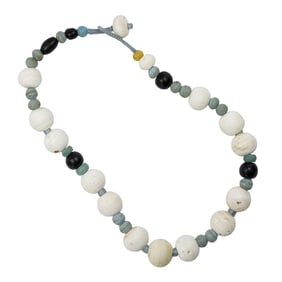 A strand of ancient glass beads from Vietnam