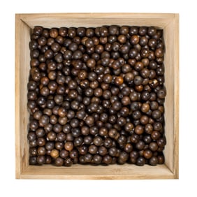 A group of Sino-Tibetan wood and seed prayer beads