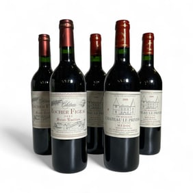 Assorted French Red Bordeaux Wines