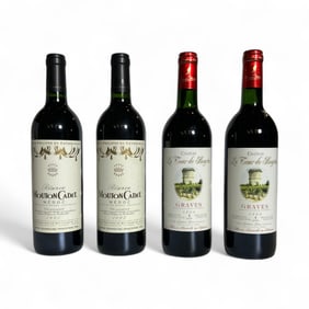 Assorted French Red Bordeaux Wines
