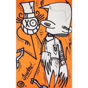 FUTURA 2000 (American, b. 1955), Chez Nous - Orange, Andre SARAIVA & AMP
