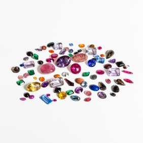 A Group of 80 Gemstones