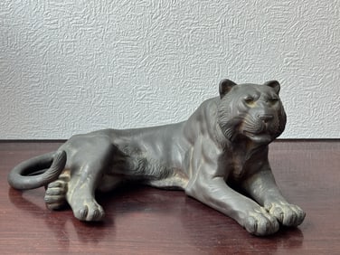 Japanese Bronze Tiger, Meiji Period
