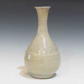 A Chinese Pale Celadon Glazed Vase, Possibly Song Dynasty