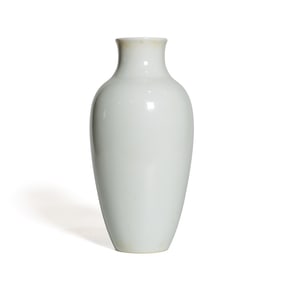 Chinese Tianbai Glazed Vase, Probably 19th Century