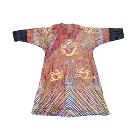 Chinese Dragon Robe, Qing Dynasty